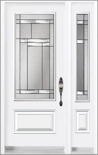 "Oak Hill" Design Entry Systems-One Sidelite