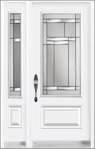 "Oak Hill" Design Entry Systems-One Sidelite