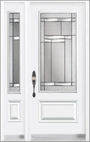 "Oak Hill" Design Entry Systems-One Sidelite-6