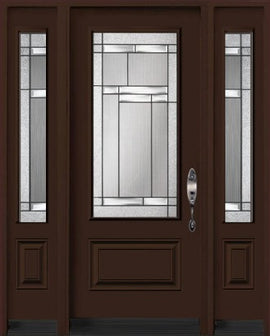 "Oak Hill" Design Entry Systems-Two Sidelites