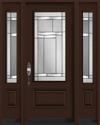 "Oak Hill" Design Entry Systems-Two Sidelites