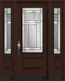 "Oak Hill" Design Entry Systems-Two Sidelites-2