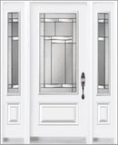 "Oak Hill" Design Entry Systems-Two Sidelites-5