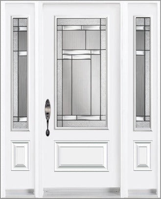 "Oak Hill" Design Entry Systems-Two Sidelites