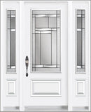 "Oak Hill" Design Entry Systems-Two Sidelites-6