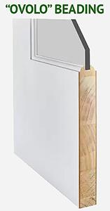 French Interior Doors "Modena" Design, 80" Tall.