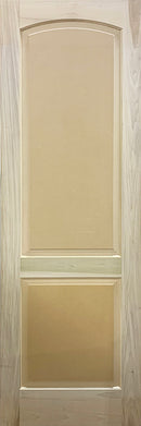 Unique 2-Panel Arch Top Mirrored Door 30" x 96"-2