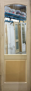 Unique 2-Panel Arch Top Mirrored Door 30" x 96"