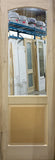Unique 2-Panel Arch Top Mirrored Door 30" x 96"