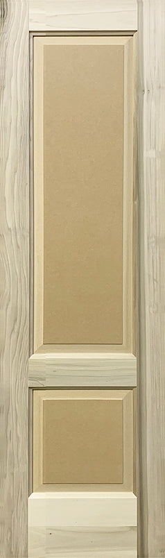 Raised 2 Panel Doors Paint Grade Poplar 1 3/4" Thick - 0