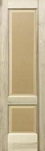 Raised 2 Panel Doors Paint Grade Poplar 1 3/4" Thick