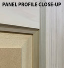 Raised 2 Panel Doors Paint Grade Poplar 1 3/4" Thick-3