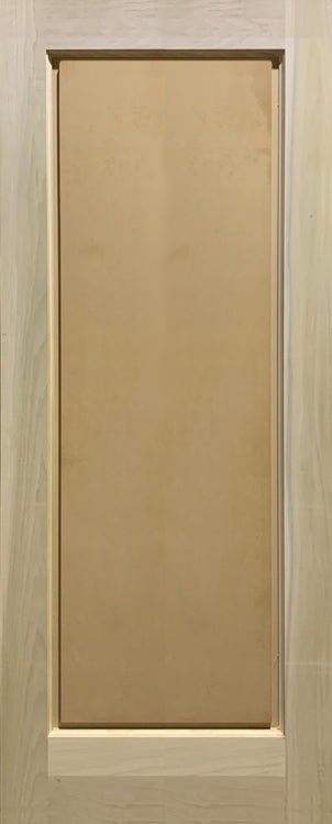 Raised 1 Panel Doors Paint Grade Poplar 1 3/4