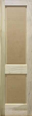 Raised 2 Panel Doors Paint Grade Poplar 1 3/4" Thick-5