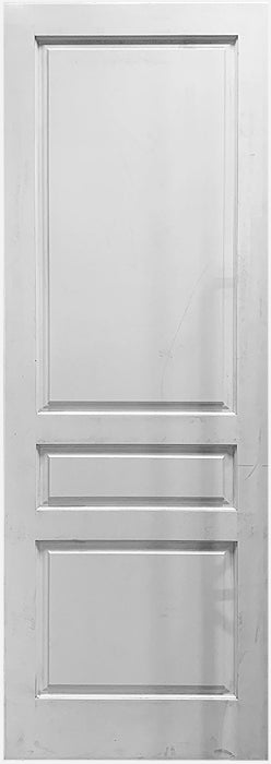 RAISED PANEL DOOR 3-PANEL DESIGN 36 x 96-MINOR BLEMISH OR REPAIRED