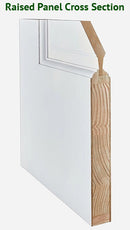 Raised 5 Panel Solid Doors Primed 90" Tall-5