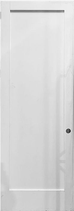 SHAKER DOOR 1-PANEL DESIGN, 30 x 96 MACHINED FOR HARDWARE