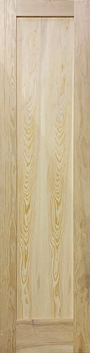 SHAKER DOOR 1-PANEL-CLEAR PINE-24" x 96"