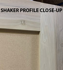 SHAKER 2 Panel Doors Paint Grade Poplar 1 3/4" Thick-3