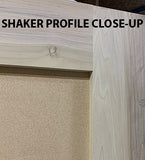 SHAKER 2 Panel Doors Paint Grade Poplar 1 3/4" Thick