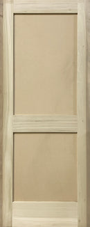 SHAKER 2 Panel Doors Paint Grade Poplar 1 3/4" Thick-1