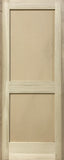 SHAKER 2 Panel Doors Paint Grade Poplar 1 3/4" Thick