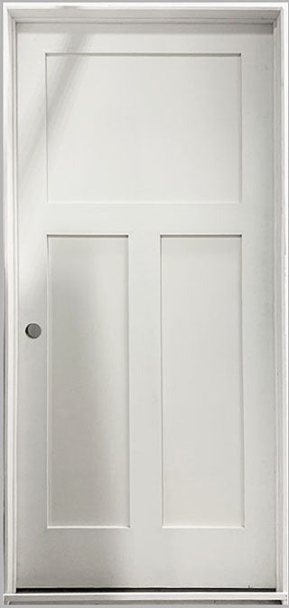 Shaker Door 3-Panel Craftsman 30