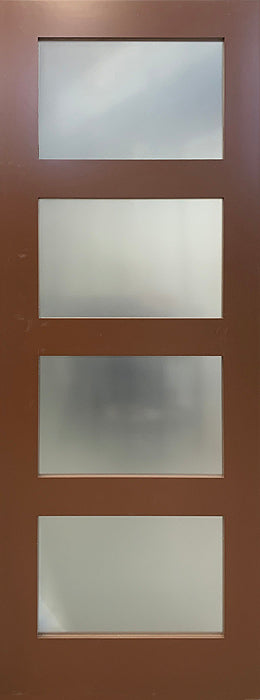 Shaker Door 4-Panel Diffused Listral Glass 30