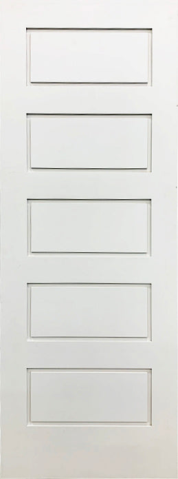 Shaker Door 5-Panel Design High Definition 30 x 80