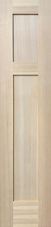 Shaker Doors 2-Panel Craftsman Stain Grade Hemlock 18