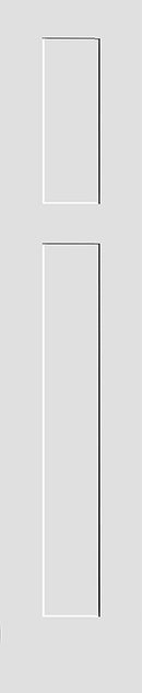 Shaker Doors Craftsman Style Primed 80" Tall-3