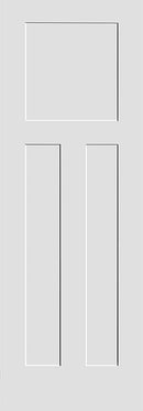 Shaker Doors Craftsman Style Primed 96" Tall-2