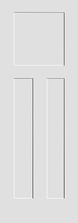 Shaker Doors Craftsman Style Primed 96" Tall - 0