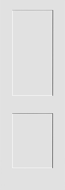 Shaker Doors 2 Panel Primed 80" Tall (Trimlite) - 0