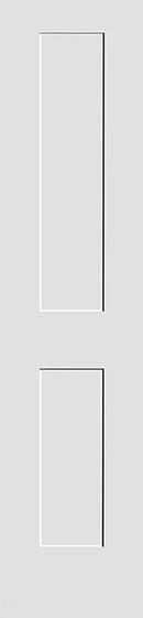 Shaker Doors 2 Panel Primed 80" Tall (Trimlite).-3