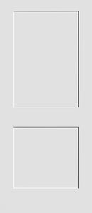 Shaker Doors 2 Panel Primed 84" Tall-1