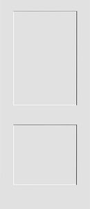Shaker Doors 2 Panel Primed 90" Tall-1
