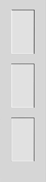 SHAKER DOORS "A" GRADE SURPLUS 3-PANEL DESIGN-80" TALL - 0