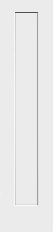 Shaker Doors 1 Panel Primed 84" Tall