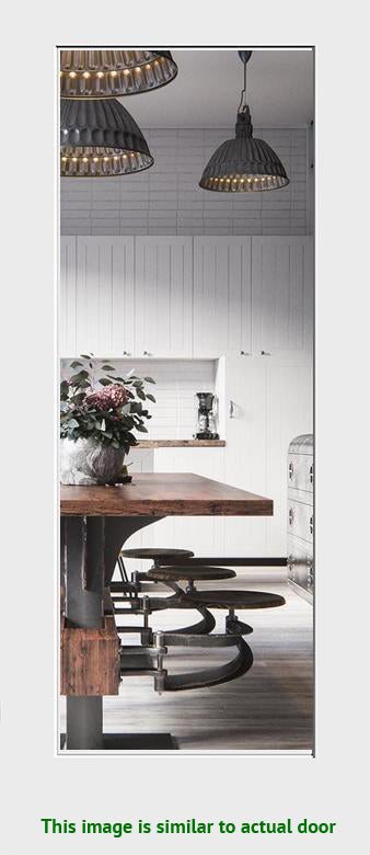 Shaker Door 1-Panel Clear Tempered Glass 32" x 80"