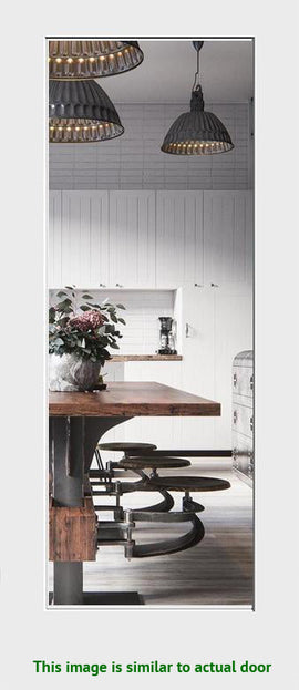 Shaker Door 1-Panel Clear Tempered Glass 30" x 80"