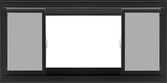 STANDARD END-VENTING BASEMENT WINDOWS-BLACK EXTERIOR