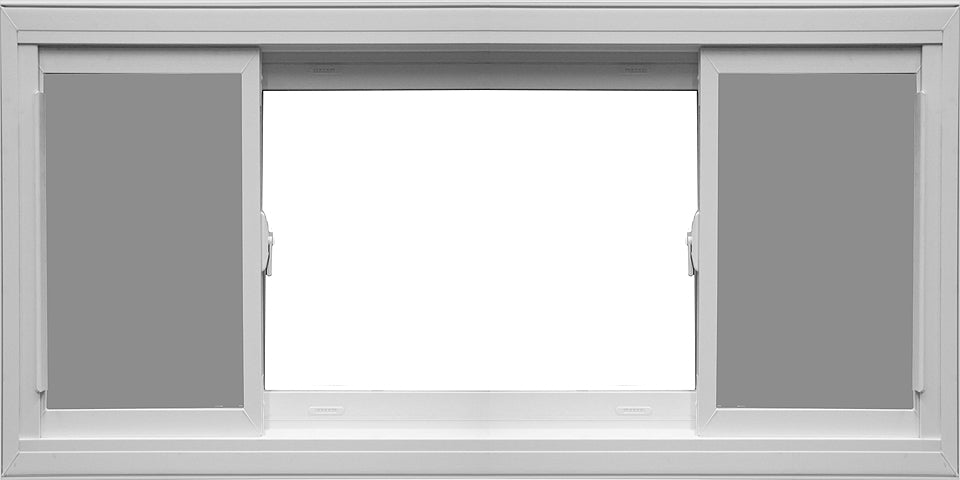 STANDARD END-VENTING SIDE SLIDING BASEMENT WINDOWS-WHITE | Concept 76 ...