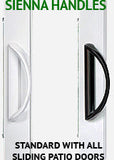Patio Sliding Doors-3 Panel 96" Tall-All White