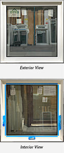Awning Window 47 1/4" x 47 1/4" Triple Glazed.