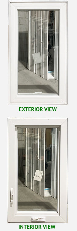 Casement Window 22 3/4" Wide x 39 3/4" Tall Left Hinge.