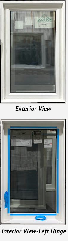 Casement Window 29 1/4" x 47 1/2" Triple Glazed.