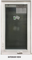 CASEMENT WINDOW 29 1/2" WIDE x 52 1/2" TALL LEFT HINGE-FROSTED.-2