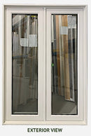 Casement Window 2-Section 38" Wide x 55" Tall.-1