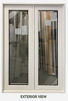 Casement Window 2-Section 38" Wide x 55" Tall.